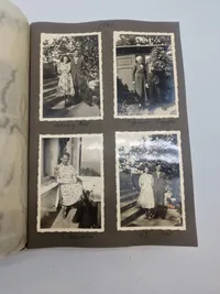 Originalt Album og Ahnenpass  og foto album fra Dansk SS frivillig Stammerjohan der faldt på Østfronten