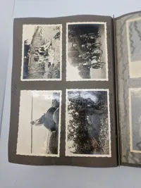 Originalt Album og Ahnenpass  og foto album fra Dansk SS frivillig Stammerjohan der faldt på Østfronten