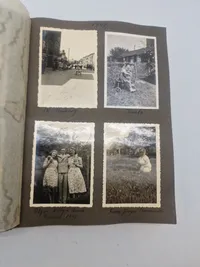 Originalt Album og Ahnenpass  og foto album fra Dansk SS frivillig Stammerjohan der faldt på Østfronten