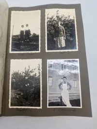 Originalt Album og Ahnenpass  og foto album fra Dansk SS frivillig Stammerjohan der faldt på Østfronten