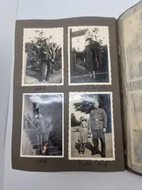 Originalt Album og Ahnenpass  og foto album fra Dansk SS frivillig Stammerjohan der faldt på Østfronten