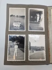 Originalt Album og Ahnenpass  og foto album fra Dansk SS frivillig Stammerjohan der faldt på Østfronten