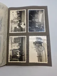 Originalt Album og Ahnenpass  og foto album fra Dansk SS frivillig Stammerjohan der faldt på Østfronten