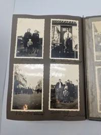 Originalt Album og Ahnenpass  og foto album fra Dansk SS frivillig Stammerjohan der faldt på Østfronten