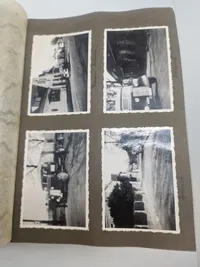 Originalt Album og Ahnenpass  og foto album fra Dansk SS frivillig Stammerjohan der faldt på Østfronten