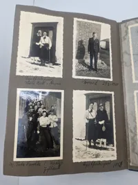 Originalt Album og Ahnenpass  og foto album fra Dansk SS frivillig Stammerjohan der faldt på Østfronten