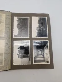 Originalt Album og Ahnenpass  og foto album fra Dansk SS frivillig Stammerjohan der faldt på Østfronten