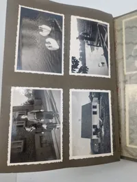 Originalt Album og Ahnenpass  og foto album fra Dansk SS frivillig Stammerjohan der faldt på Østfronten