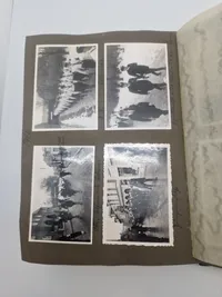 Originalt Album og Ahnenpass  og foto album fra Dansk SS frivillig Stammerjohan der faldt på Østfronten