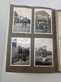 Originalt Album og Ahnenpass  og foto album fra Dansk SS frivillig Stammerjohan der faldt på Østfronten