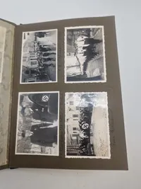 Originalt Album og Ahnenpass  og foto album fra Dansk SS frivillig Stammerjohan der faldt på Østfronten