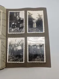 Originalt Album og Ahnenpass  og foto album fra Dansk SS frivillig Stammerjohan der faldt på Østfronten