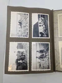 Originalt Album og Ahnenpass  og foto album fra Dansk SS frivillig Stammerjohan der faldt på Østfronten