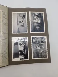 Originalt Album og Ahnenpass  og foto album fra Dansk SS frivillig Stammerjohan der faldt på Østfronten
