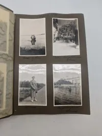 Originalt Album og Ahnenpass  og foto album fra Dansk SS frivillig Stammerjohan der faldt på Østfronten