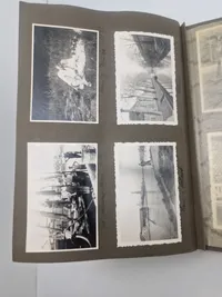 Originalt Album og Ahnenpass  og foto album fra Dansk SS frivillig Stammerjohan der faldt på Østfronten