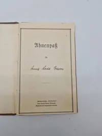 Originalt Album og Ahnenpass  og foto album fra Dansk SS frivillig Stammerjohan der faldt på Østfronten