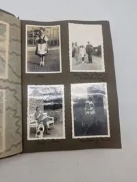 Originalt Album og Ahnenpass  og foto album fra Dansk SS frivillig Stammerjohan der faldt på Østfronten