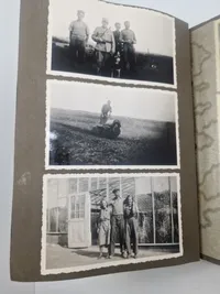 Originalt Album og Ahnenpass  og foto album fra Dansk SS frivillig Stammerjohan der faldt på Østfronten