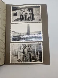 Originalt Album og Ahnenpass  og foto album fra Dansk SS frivillig Stammerjohan der faldt på Østfronten