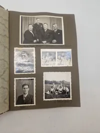 Originalt Album og Ahnenpass  og foto album fra Dansk SS frivillig Stammerjohan der faldt på Østfronten