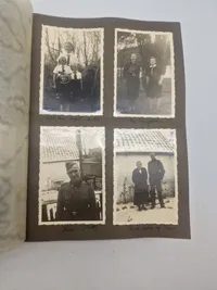 Originalt Album og Ahnenpass  og foto album fra Dansk SS frivillig Stammerjohan der faldt på Østfronten