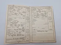 Originalt Album og Ahnenpass  og foto album fra Dansk SS frivillig Stammerjohan der faldt på Østfronten