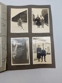 Originalt Album og Ahnenpass  og foto album fra Dansk SS frivillig Stammerjohan der faldt på Østfronten