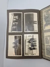 Originalt Album og Ahnenpass  og foto album fra Dansk SS frivillig Stammerjohan der faldt på Østfronten