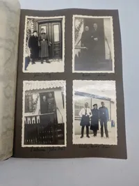 Originalt Album og Ahnenpass  og foto album fra Dansk SS frivillig Stammerjohan der faldt på Østfronten