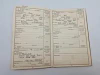 Originalt Album og Ahnenpass  og foto album fra Dansk SS frivillig Stammerjohan der faldt på Østfronten