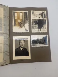 Originalt Album og Ahnenpass  og foto album fra Dansk SS frivillig Stammerjohan der faldt på Østfronten