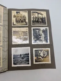 Originalt Album og Ahnenpass  og foto album fra Dansk SS frivillig Stammerjohan der faldt på Østfronten
