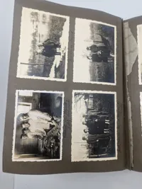 Originalt Album og Ahnenpass  og foto album fra Dansk SS frivillig Stammerjohan der faldt på Østfronten