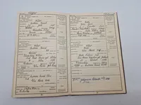 Originalt Album og Ahnenpass  og foto album fra Dansk SS frivillig Stammerjohan der faldt på Østfronten