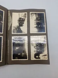 Originalt Album og Ahnenpass  og foto album fra Dansk SS frivillig Stammerjohan der faldt på Østfronten