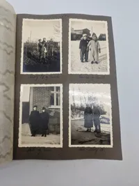 Originalt Album og Ahnenpass  og foto album fra Dansk SS frivillig Stammerjohan der faldt på Østfronten