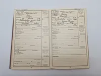 Originalt Album og Ahnenpass  og foto album fra Dansk SS frivillig Stammerjohan der faldt på Østfronten