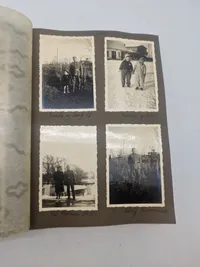 Originalt Album og Ahnenpass  og foto album fra Dansk SS frivillig Stammerjohan der faldt på Østfronten