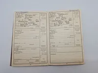 Originalt Album og Ahnenpass  og foto album fra Dansk SS frivillig Stammerjohan der faldt på Østfronten