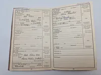 Originalt Album og Ahnenpass  og foto album fra Dansk SS frivillig Stammerjohan der faldt på Østfronten