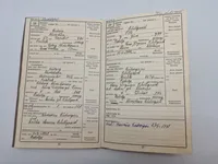 Originalt Album og Ahnenpass  og foto album fra Dansk SS frivillig Stammerjohan der faldt på Østfronten
