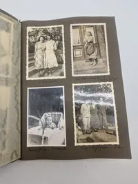 Originalt Album og Ahnenpass  og foto album fra Dansk SS frivillig Stammerjohan der faldt på Østfronten