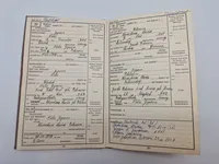 Originalt Album og Ahnenpass  og foto album fra Dansk SS frivillig Stammerjohan der faldt på Østfronten