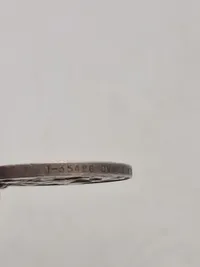 Navngiven Engelsk we1 1914-18 medalje af sterlingsølv