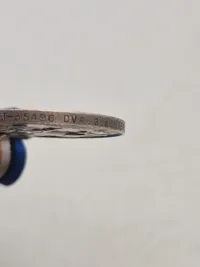 Navngiven Engelsk we1 1914-18 medalje af sterlingsølv
