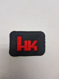 Samling patches med våben og ammunition