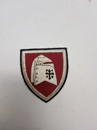 Samling patches med våben og ammunition