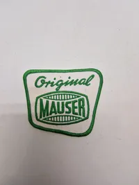 Samling patches med våben og ammunition