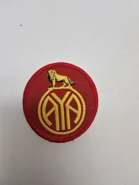 Samling patches med våben og ammunition